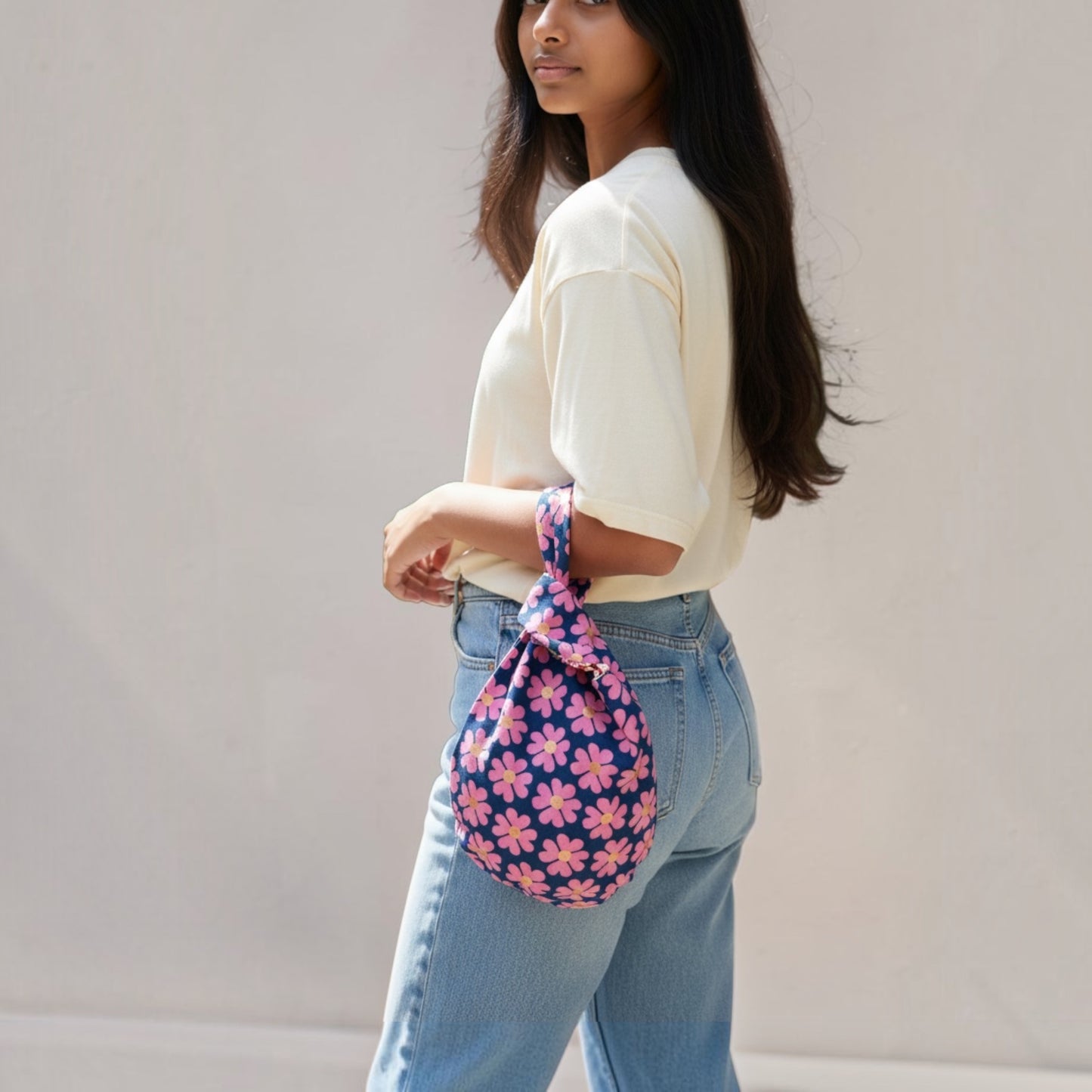 Kiki reversible bag ! Fiori del deserto
