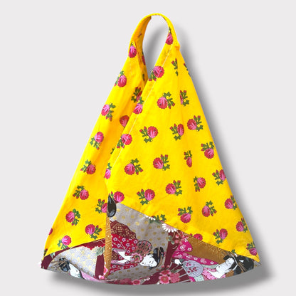 Handmade bento bag | Fiori d’estate  & Geishas