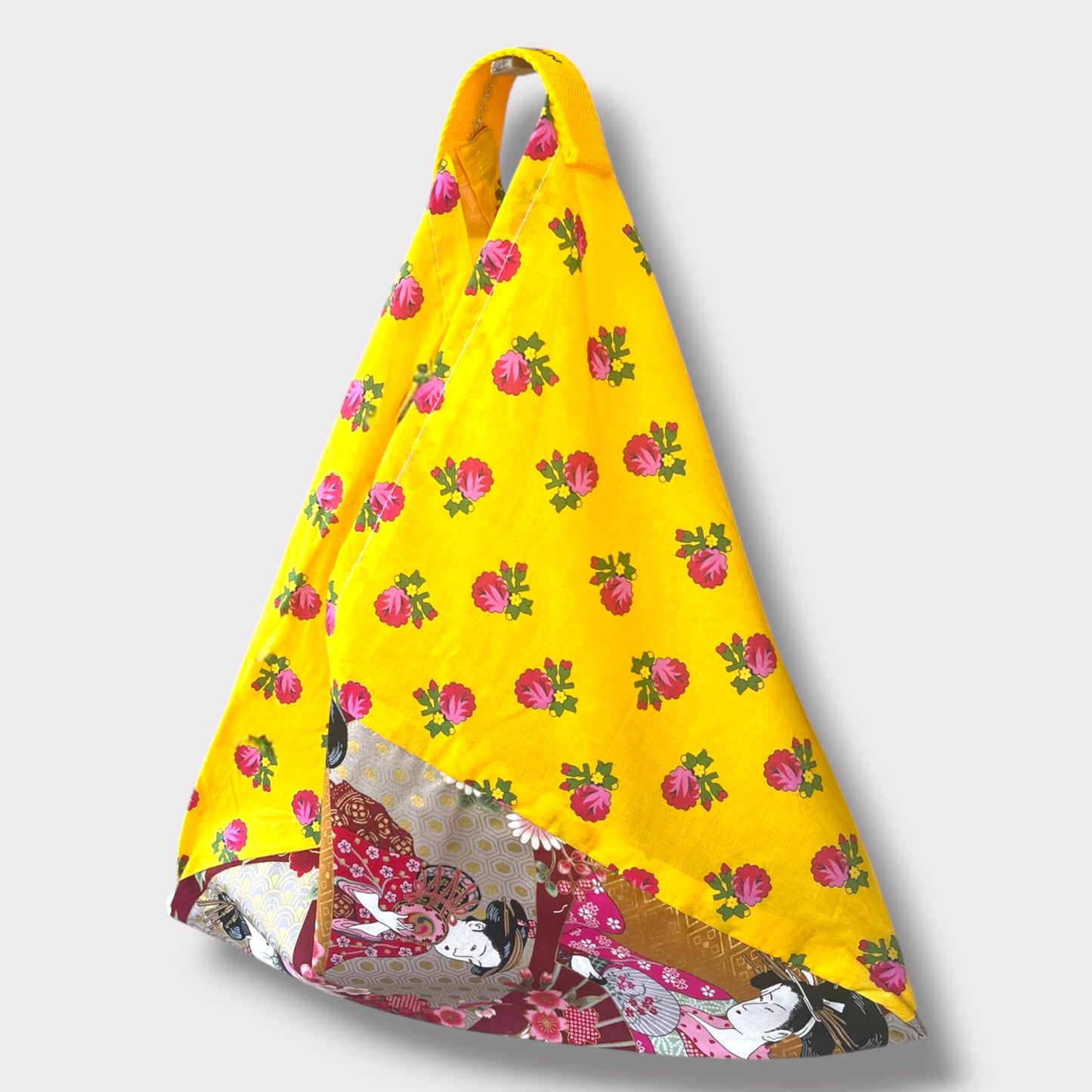 Handmade bento bag | Fiori d’estate  & Geishas