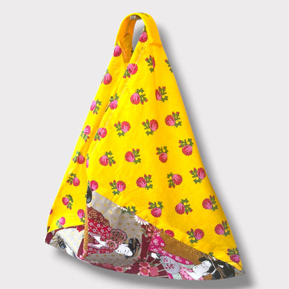 Handmade bento bag | Fiori d’estate  & Geishas