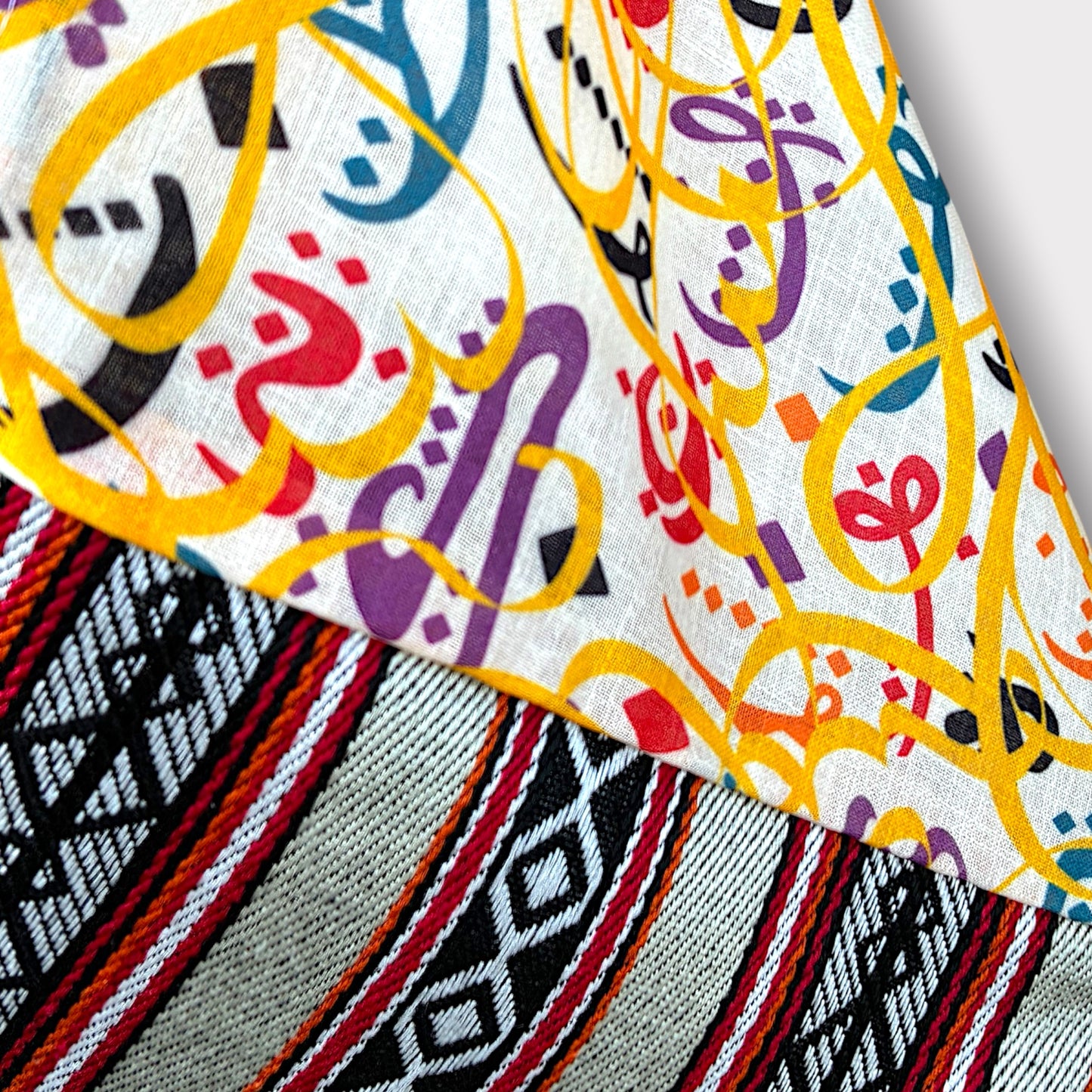 Handmade bento bag | Calligraphy in the desert
