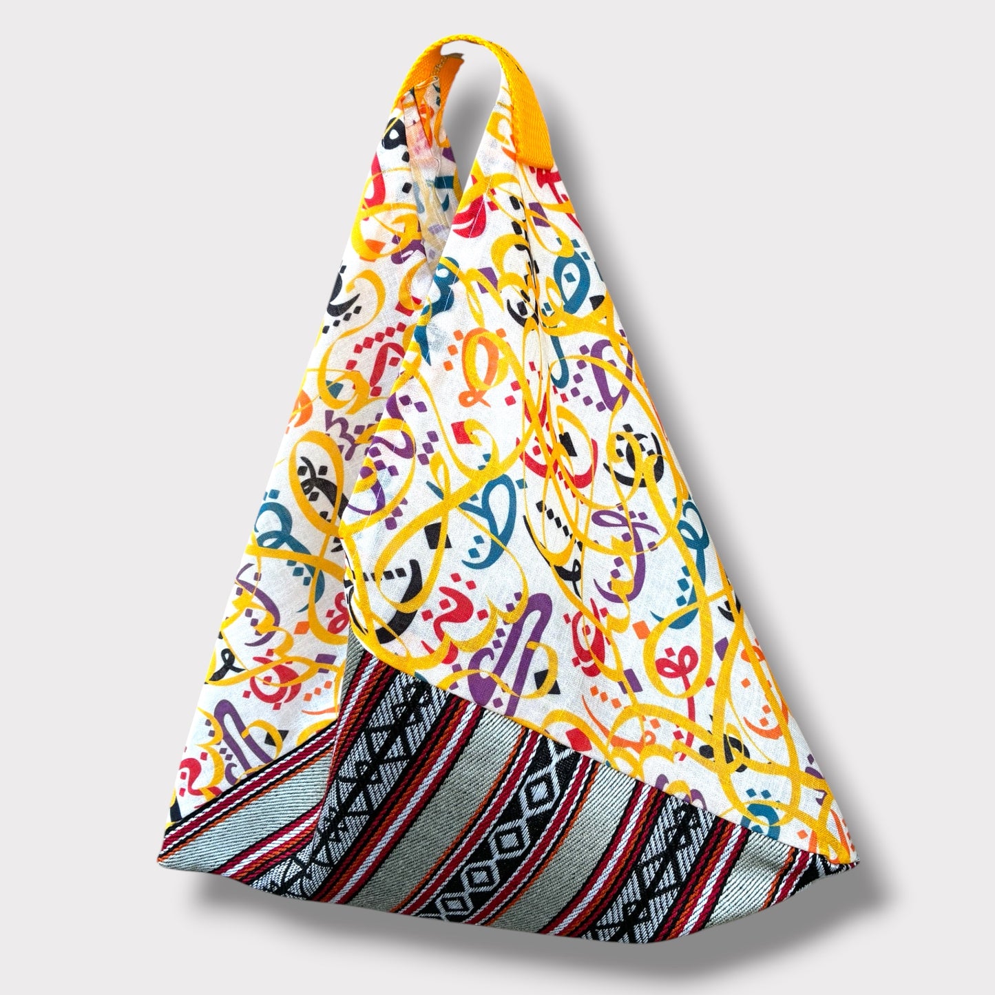 Handmade bento bag | Calligraphy in the desert