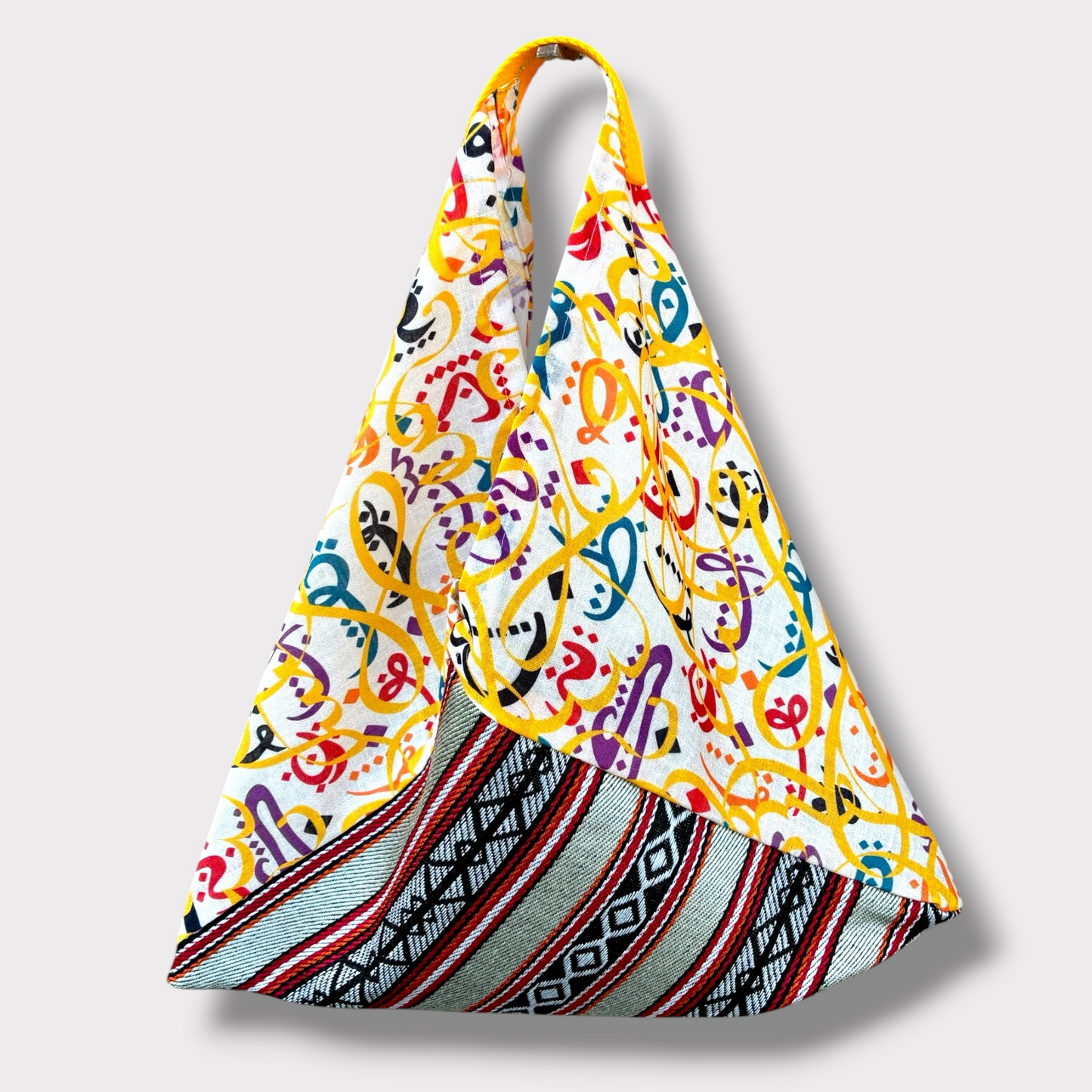 Handmade bento bag | Calligraphy in the desert