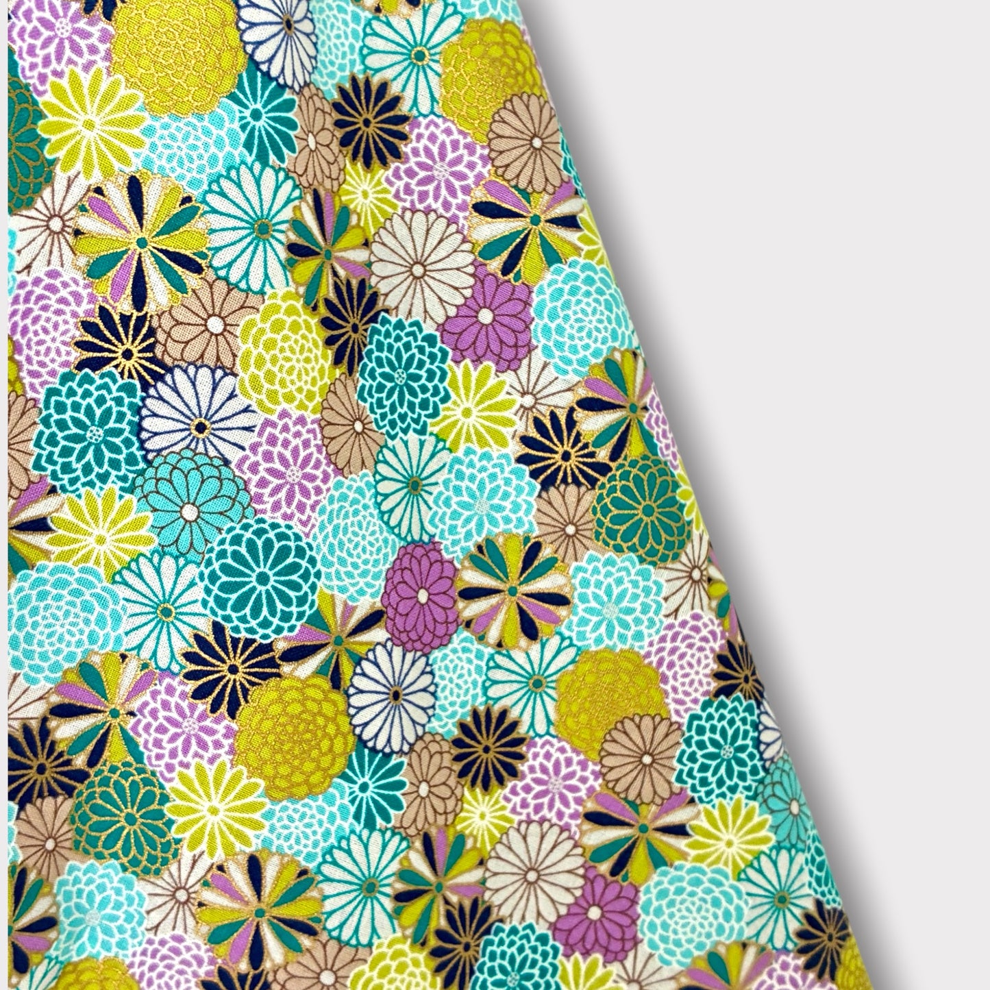 Handmade bento bag | Geishas under a turquoise sky