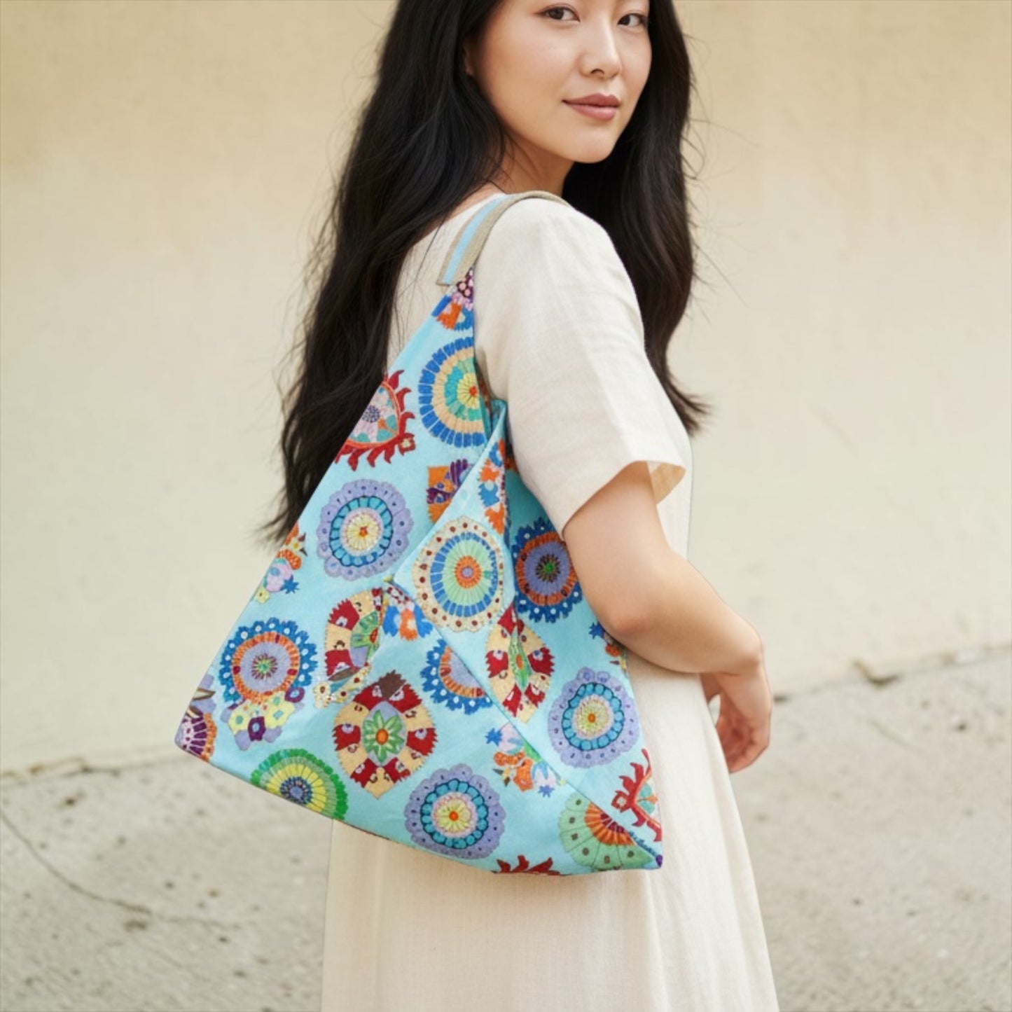 Handmade bento bag |Kaleidoscope