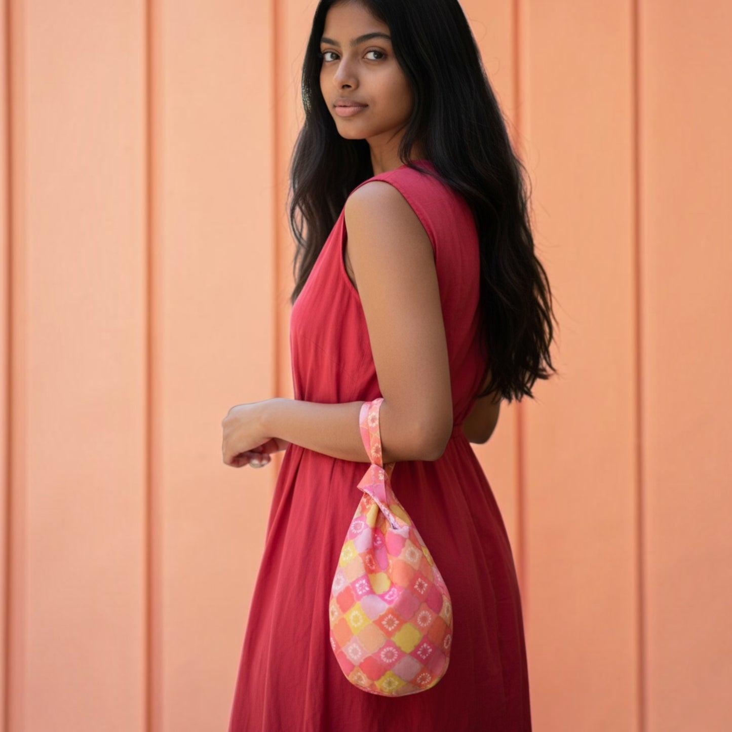 Kiki reversible bag | Kyoto details
