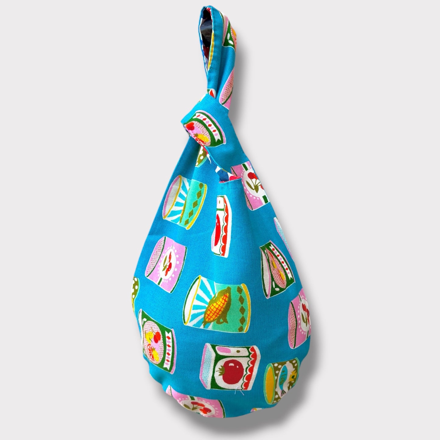 Reversible Kiki bag | Colorful Cans & beautiful flowers