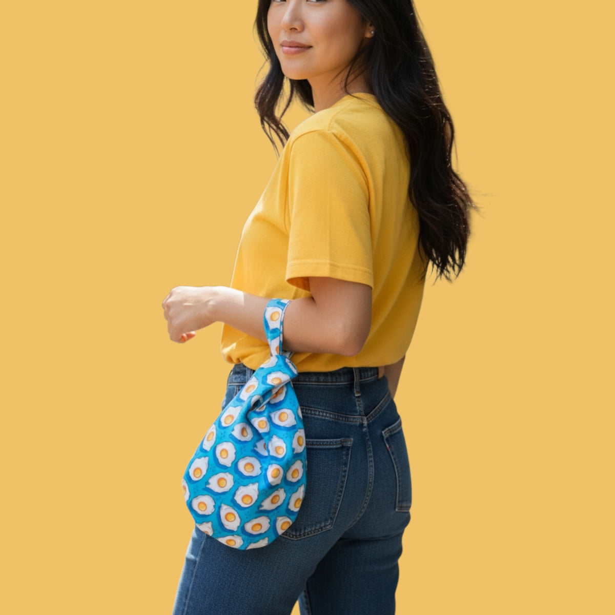 Reversible Kiki bag | Huevos fritos for lunch