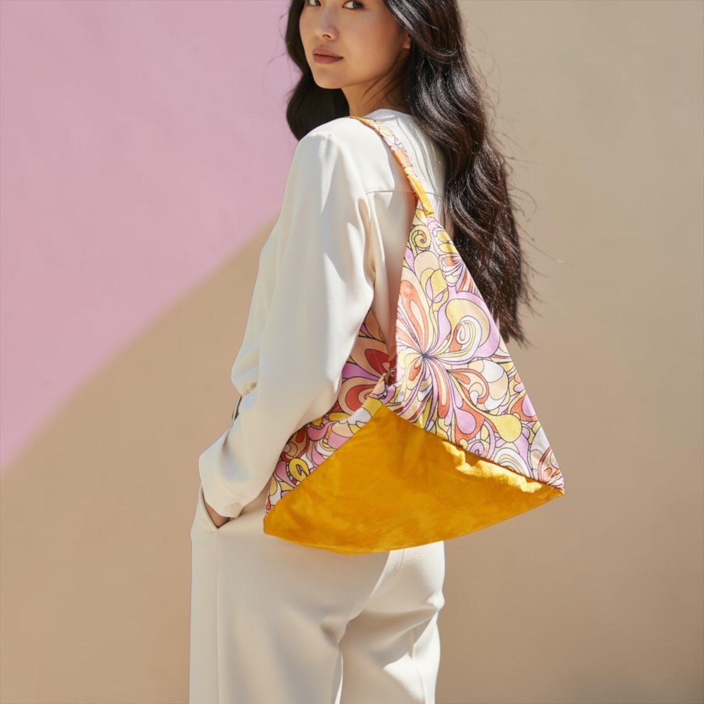 Handmade bento bag | Golden empire