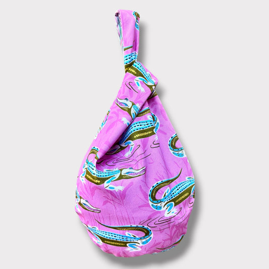 Reversible Kiki bag | Beware of the crocodiles