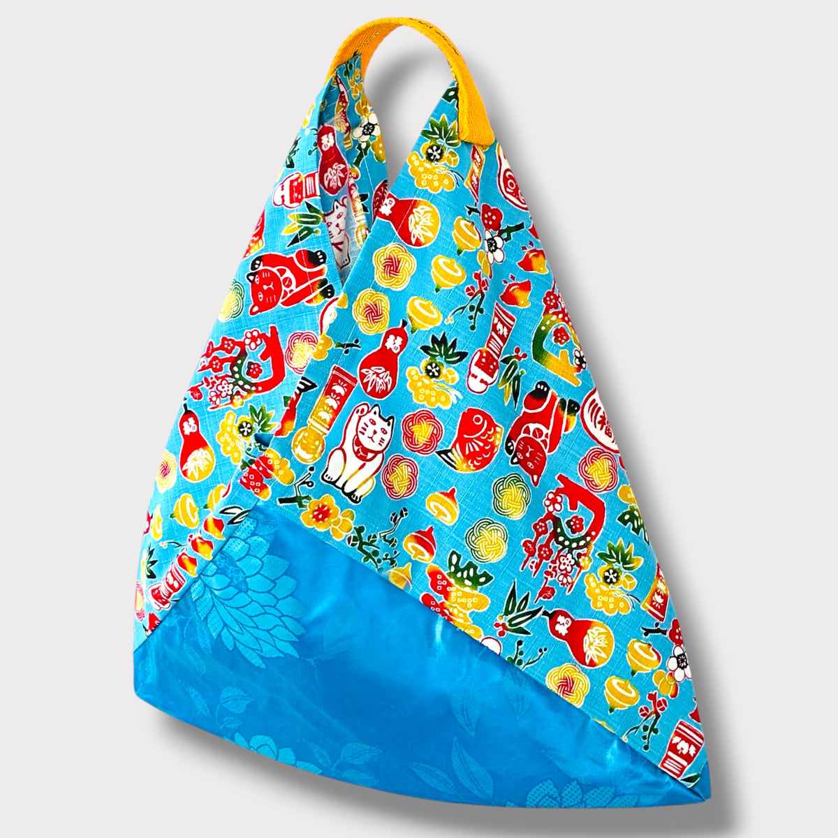 Handmade bento bag | The sky over the lucky cat