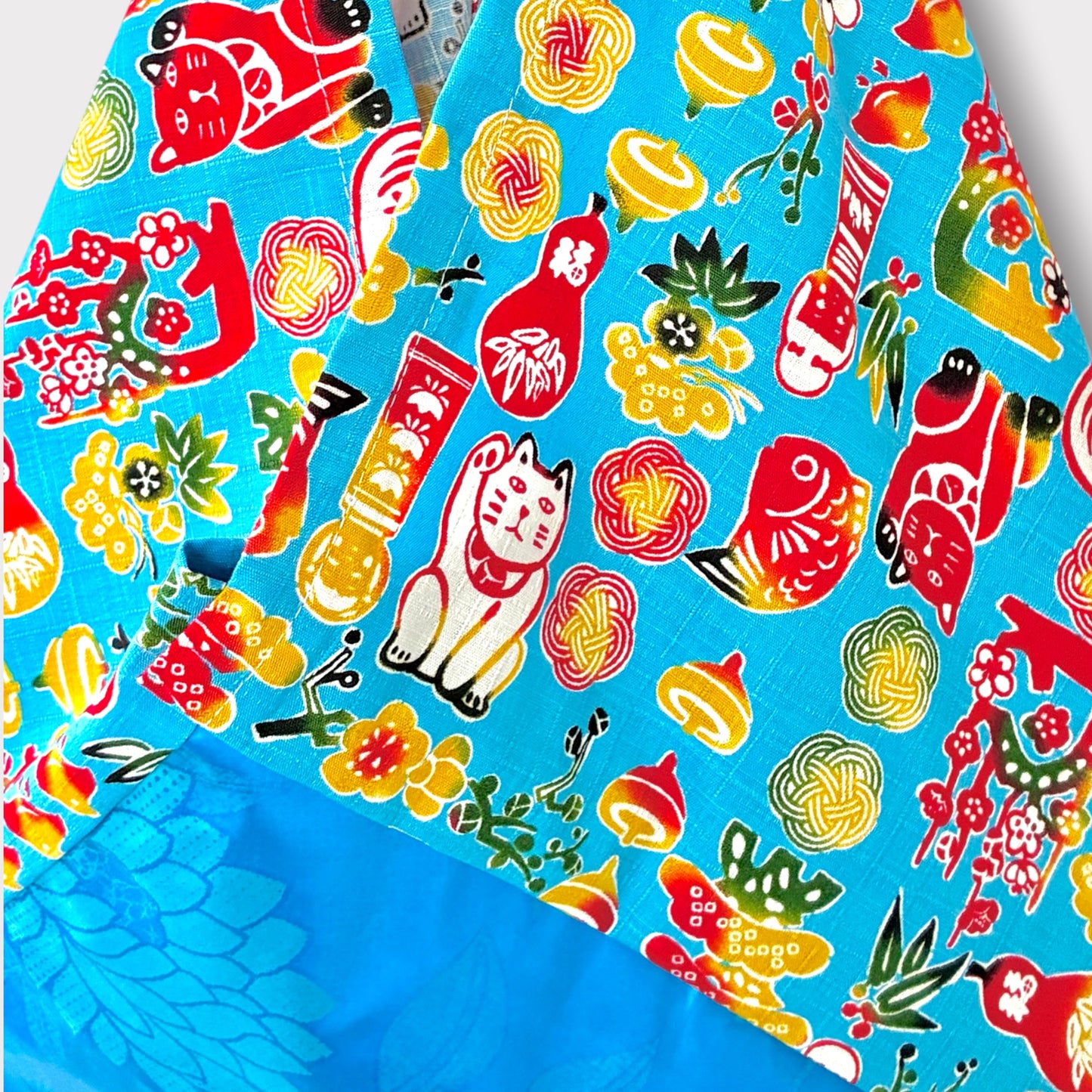 Handmade bento bag | The sky over the lucky cat