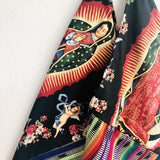 Shoulder origami bag , Mexican inspired colorful tote bag | la llamada - Jiakuma