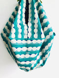 Shoulder origami sac bag , reversible sac Japanese inspired bag | Silver wolf & Japanese geometry - Jiakuma