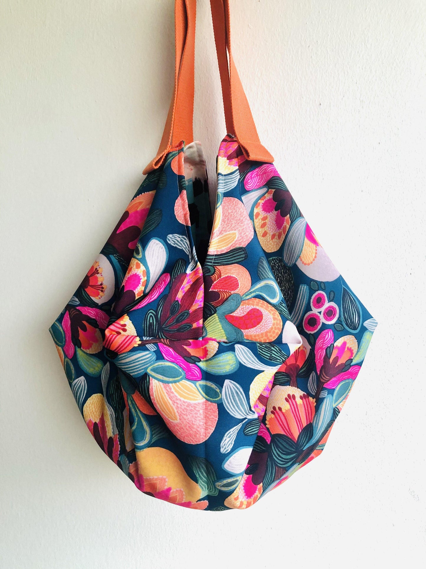 Sac origami shoulder bag , eco friendly reversible fabric bag | Contemporary exotic botanical garden in Adelaide - Jiakuma