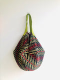 Sac reversible shoulder bag , Japanese inspired origami bag , cool eco friendly bag | Borneo & Japan