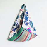 Origami triangle bento bag , shoulder eco tote bag | pineapples after the rain - Jiakuma