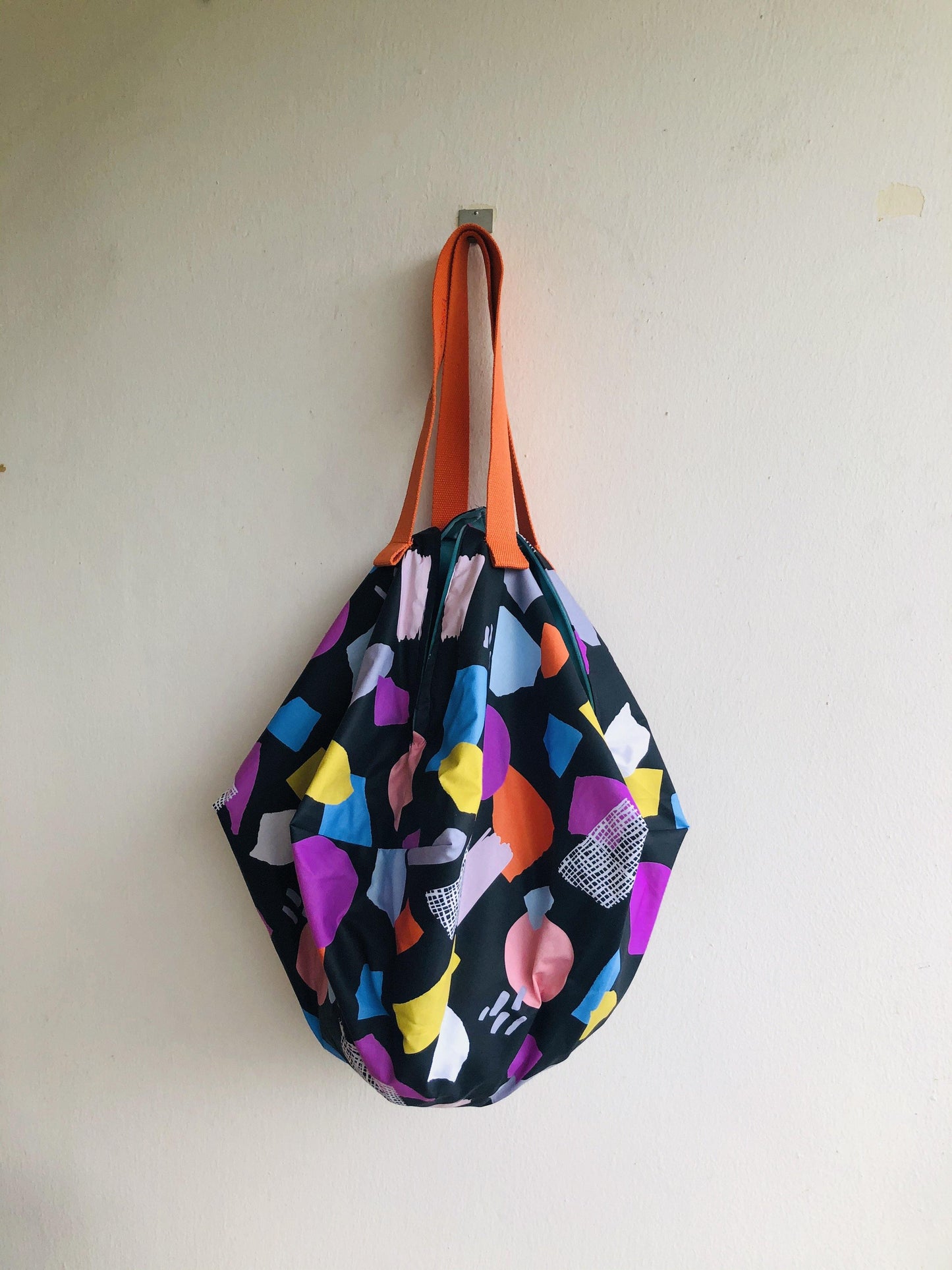 Origami sac shoulder bag, reversible shopping bag | Colors & textures - Jiakuma