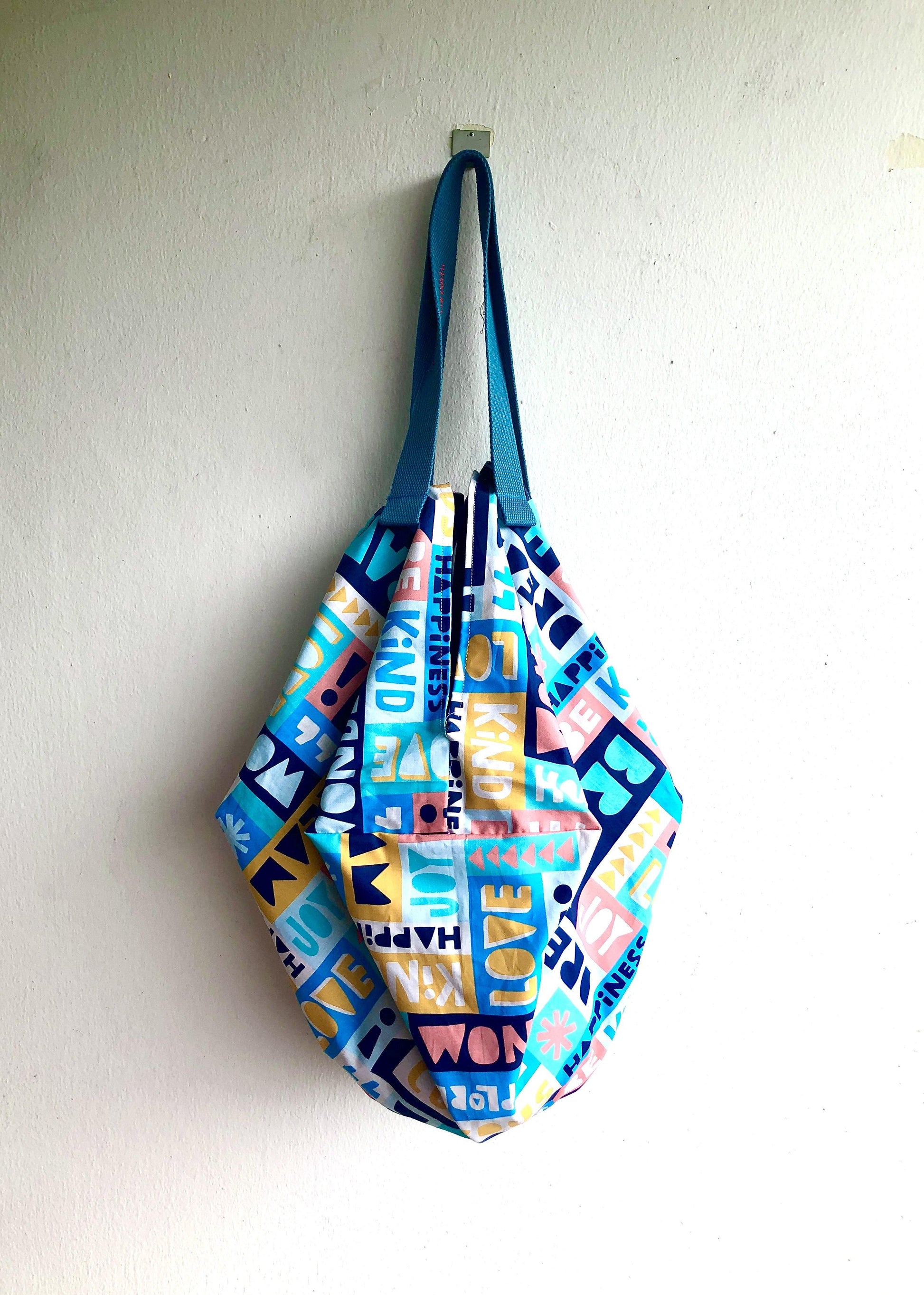 Origami sac reversible bag , ooak handmade shoulder bag | Vida - Jiakuma