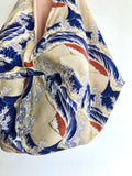 Japanese origami shoulder bento sac bag| Landscape of Sea in Japan - jiakuma.myshopify.com