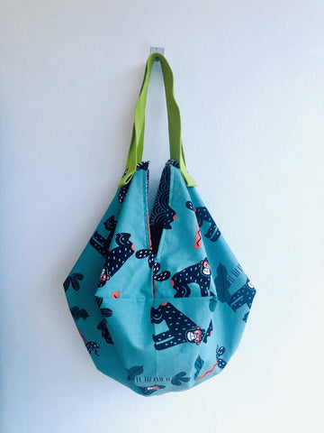 Origami sac bag , reversible fabric shoulder bag , Japanese inspired bag | Macaco surfing the Japanese waves - Jiakuma