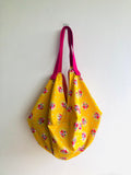 Origami sac reversible shoulder bag , colorful shopping eco bag | kitty kitty