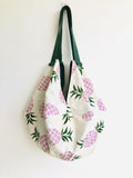 Origami sac shoulder bag , reversible handmade pineapple bag | Piñas - Jiakuma