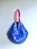 Origami sac bag , reversible shoulder fabric bag , Japanese inspired bag | Memories of Sequoia national park  California