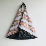 Origami bento bag , triangle handmade fabric tote bag | Tigers used to live in Japan - Jiakuma