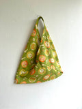 Tote origami fabric bag , Japanese bento bag , cool print eco friendly bag | Lets go to East Coast to eat Satay