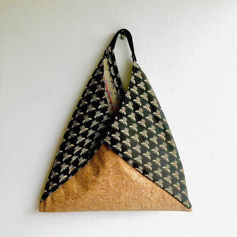Tote bento bag , origami triangle shoulder bag | Le api di Firenze - Jiakuma