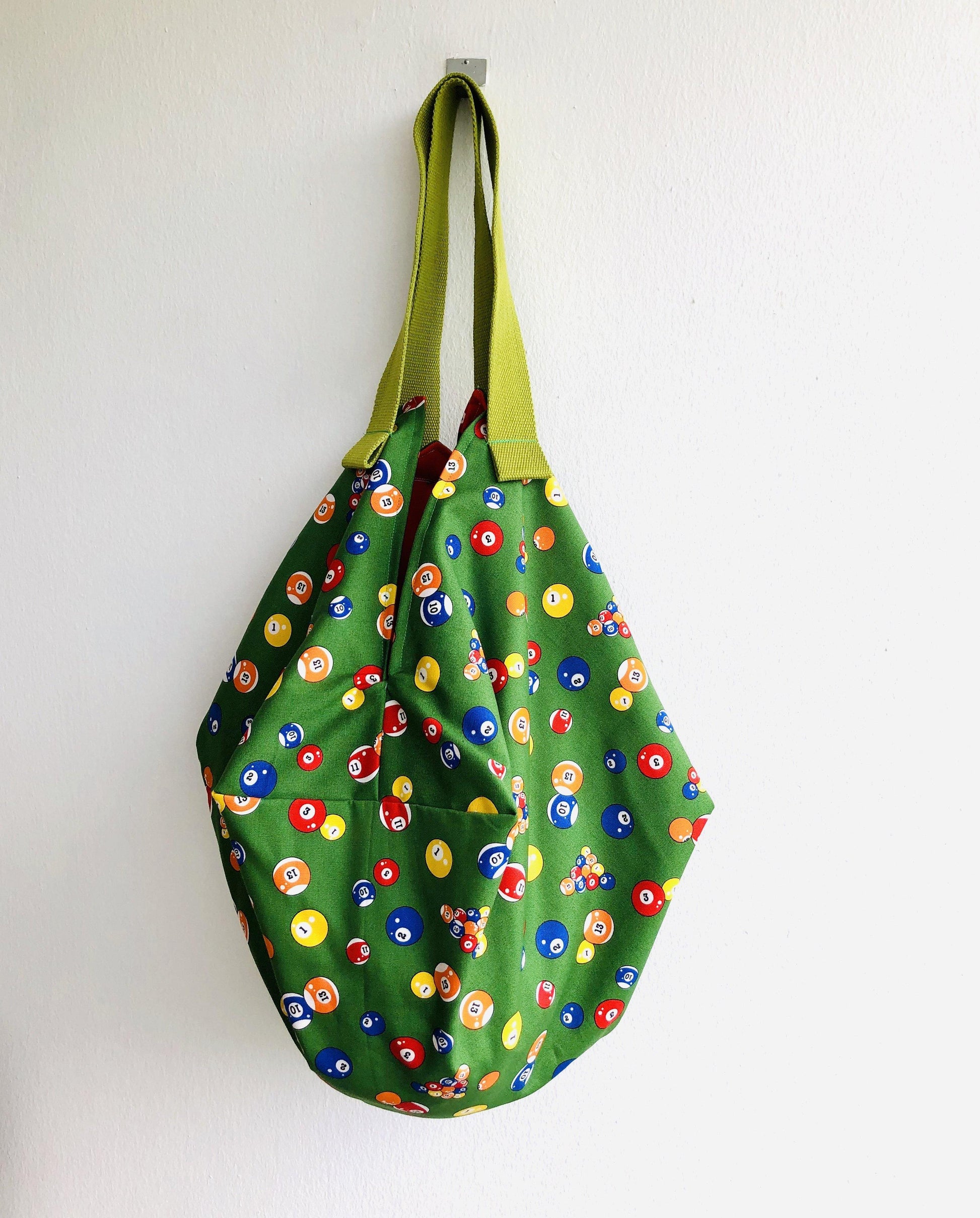 Reversible shoulder bag , origami sac bag, colorful eco friendly bag | Billar - Jiakuma