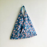 Origami bento bag , Shoulder fabric tote bag , Japanese inspired bag | Lucky cats with gold sparks - Jiakuma
