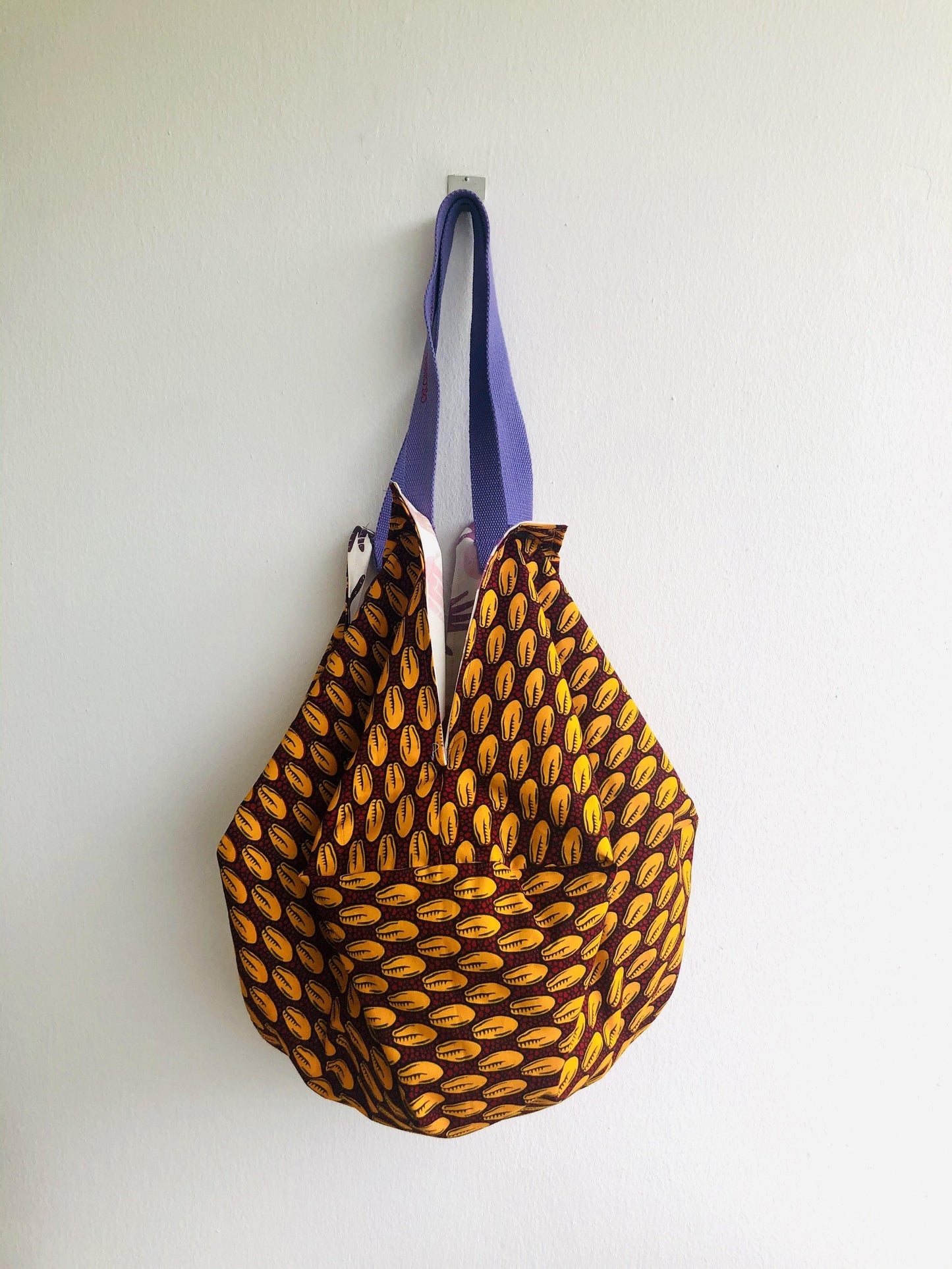 Origami sac bag , handmade reversible shoulder bag , cool print bag | echame una mano prima - Jiakuma