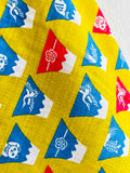 Origami tote bag , bento shoulder bag , Japanese inspired triangle bag | Mount Fuji