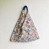 Colorful tote bag , shoulder bento bag , origami triangle bag | Somewhere over .. - Jiakuma