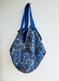 Origami sac bag , reversible fabric bag , Japanese inspired bag , shoulder sac bag | Damasco