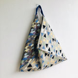 Origami bento bag , shoulder tote fabric bag | Streets of Osaka - Jiakuma