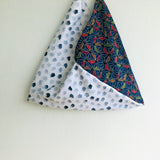 Origami bento bag , triangle tote shoulder bag , Japanese inspired bag | Minimalist Japan