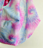 Shoulder origami reversible bag , Japanese inspired sac bag , eco friendly shopping sac bag | Dye the world in pink tones