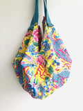 Origami sac bag , reversible sac shoulder bag , eco friendly fabric bag | Lucky dragon - Jiakuma