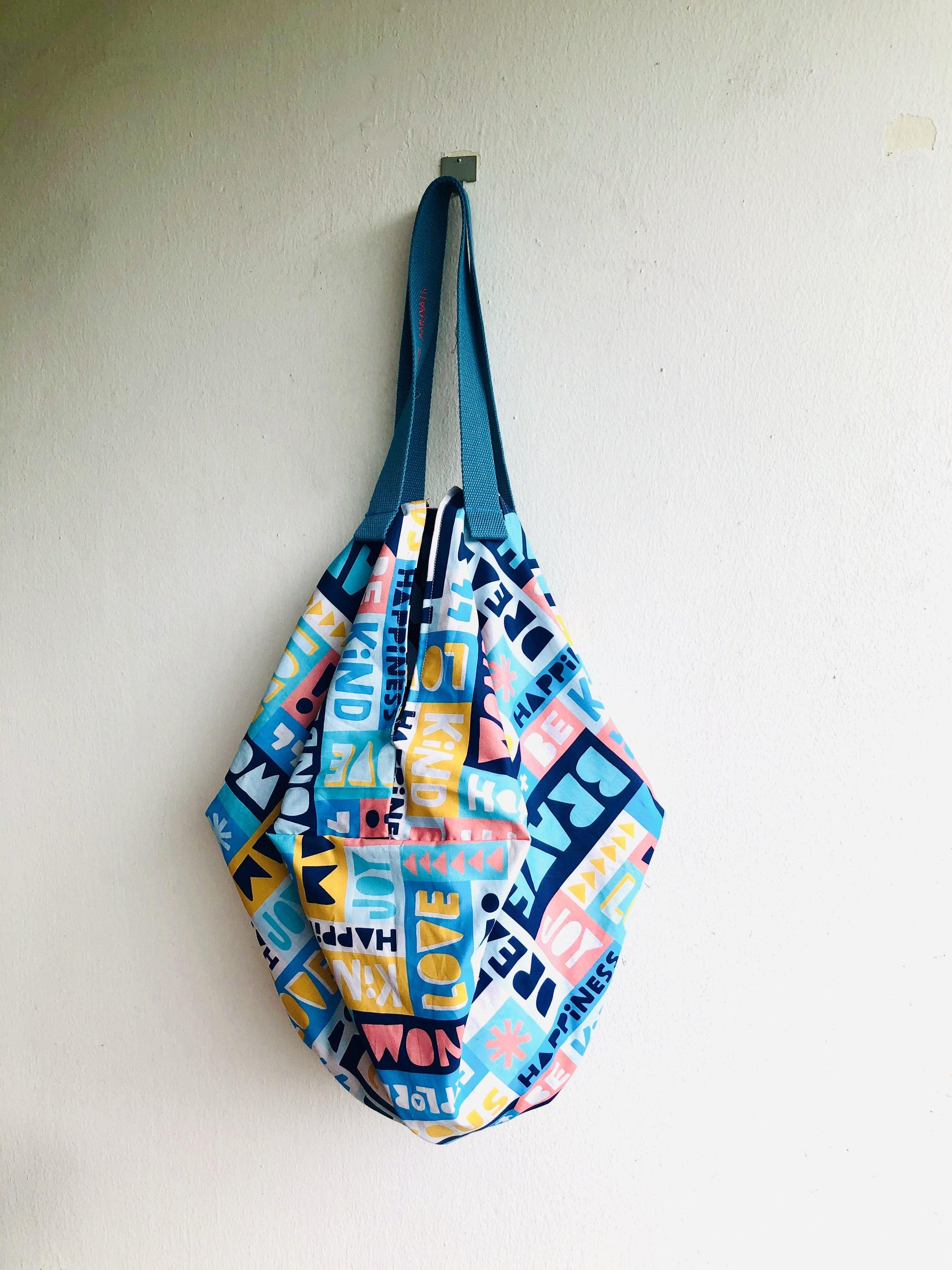 Origami sac reversible bag , ooak handmade shoulder bag | Vida - Jiakuma