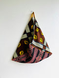 Tote bento bag , shoulder African fabric bag , eco friendly shopping bag | African landscapes
