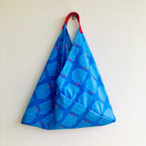 Origami tote bag , japanese inspired bento bag , shoulder fabric eco bag | I love my Jeans