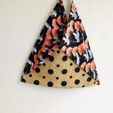 Shoulder bento bag , origami polka dots cool bag | Cranes & dots - Jiakuma