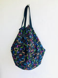 Sac bag , origami shoulder reversible bag , eco friendly shopping bag | Tetris - Jiakuma