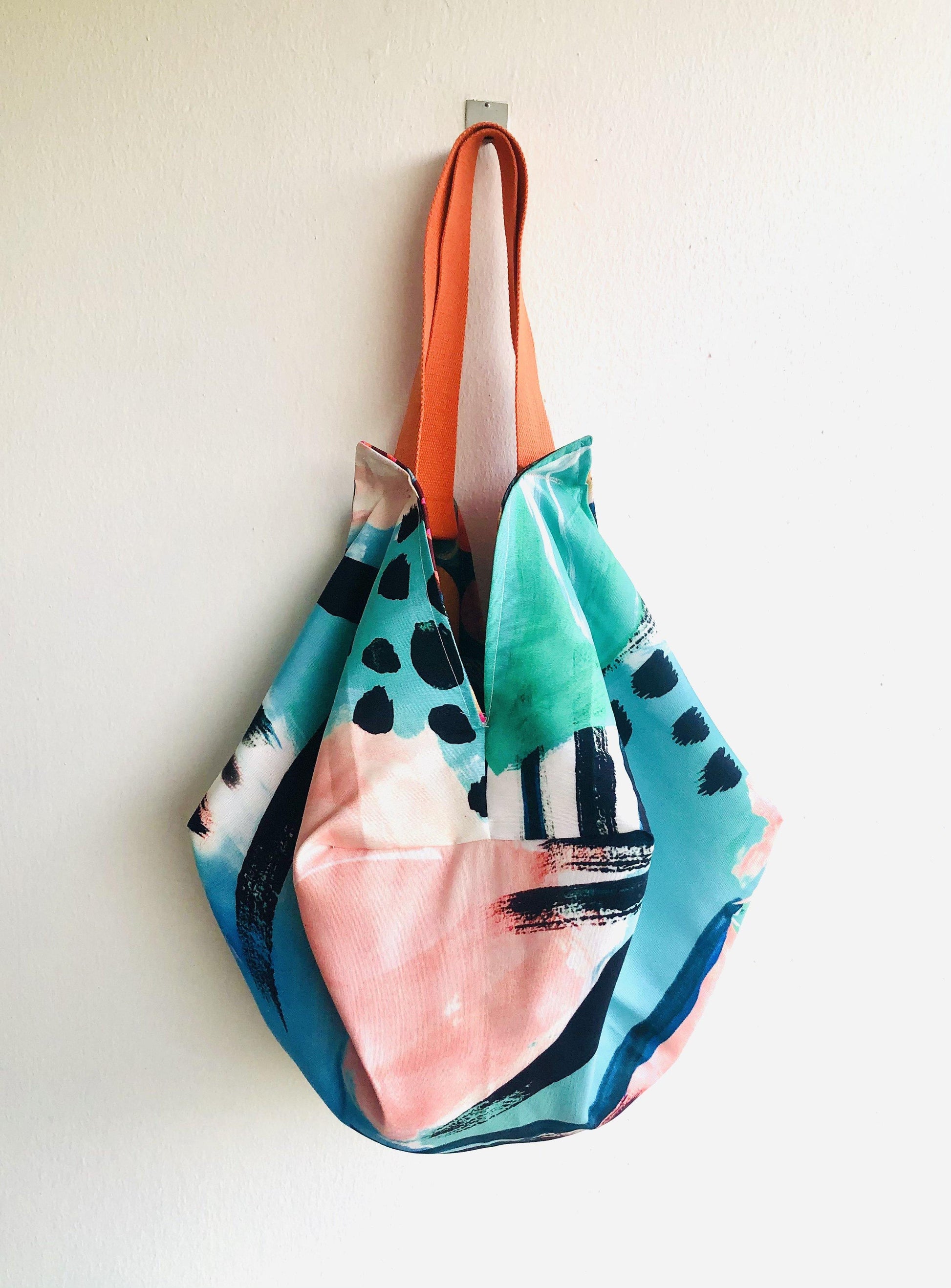 Sac origami shoulder bag , eco friendly reversible fabric bag | Contemporary exotic botanical garden in Adelaide - Jiakuma