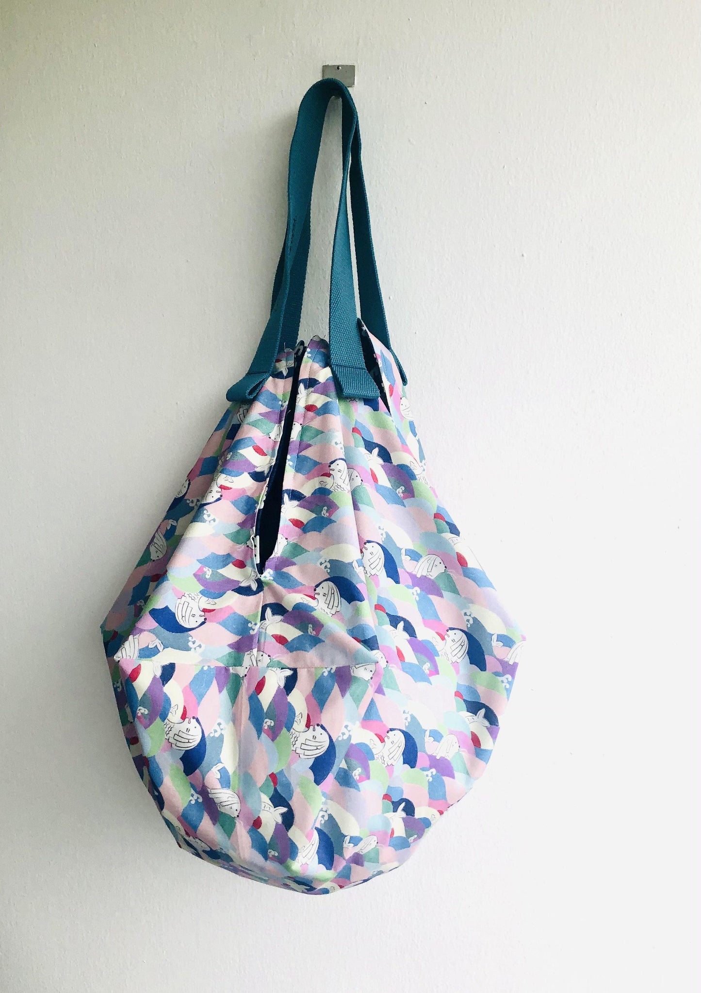 Origami sac bag , reversible cool fabric bag , tote origami bag | Merlion - Jiakuma