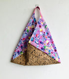Shoulder origami bento bag , cool cork ecofriendly bag | Medusas & cork - Jiakuma