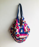 Sac origami bag , reversible African fabric shoulder bag , sac tote bag | African geometries - Jiakuma